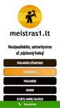 Mobile Screenshot of meistras1.lt